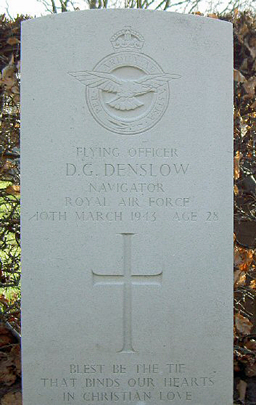 F/O Donald George Denslow<br/><br /><br />died March 10th, 1943